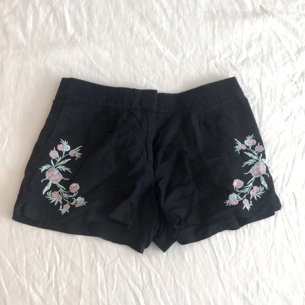 LOFT Embroidered Shorts